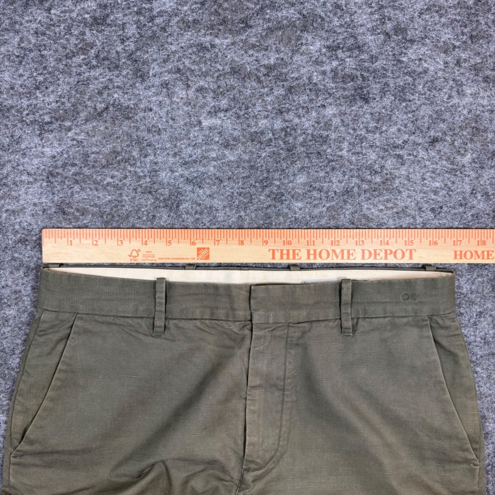 Outerknown Nomad Chino Pant Mens 34x32) Olive Green Cotton Hemp Stretch - Picture 6 of 9